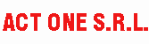 Act One srl  – Agency Logo